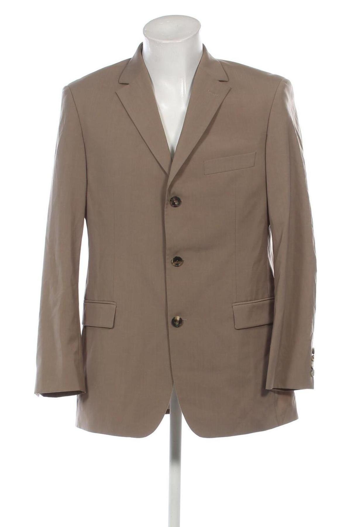 Herren Sakko Hugo Boss, Größe L, Farbe Beige, Preis € 21,89