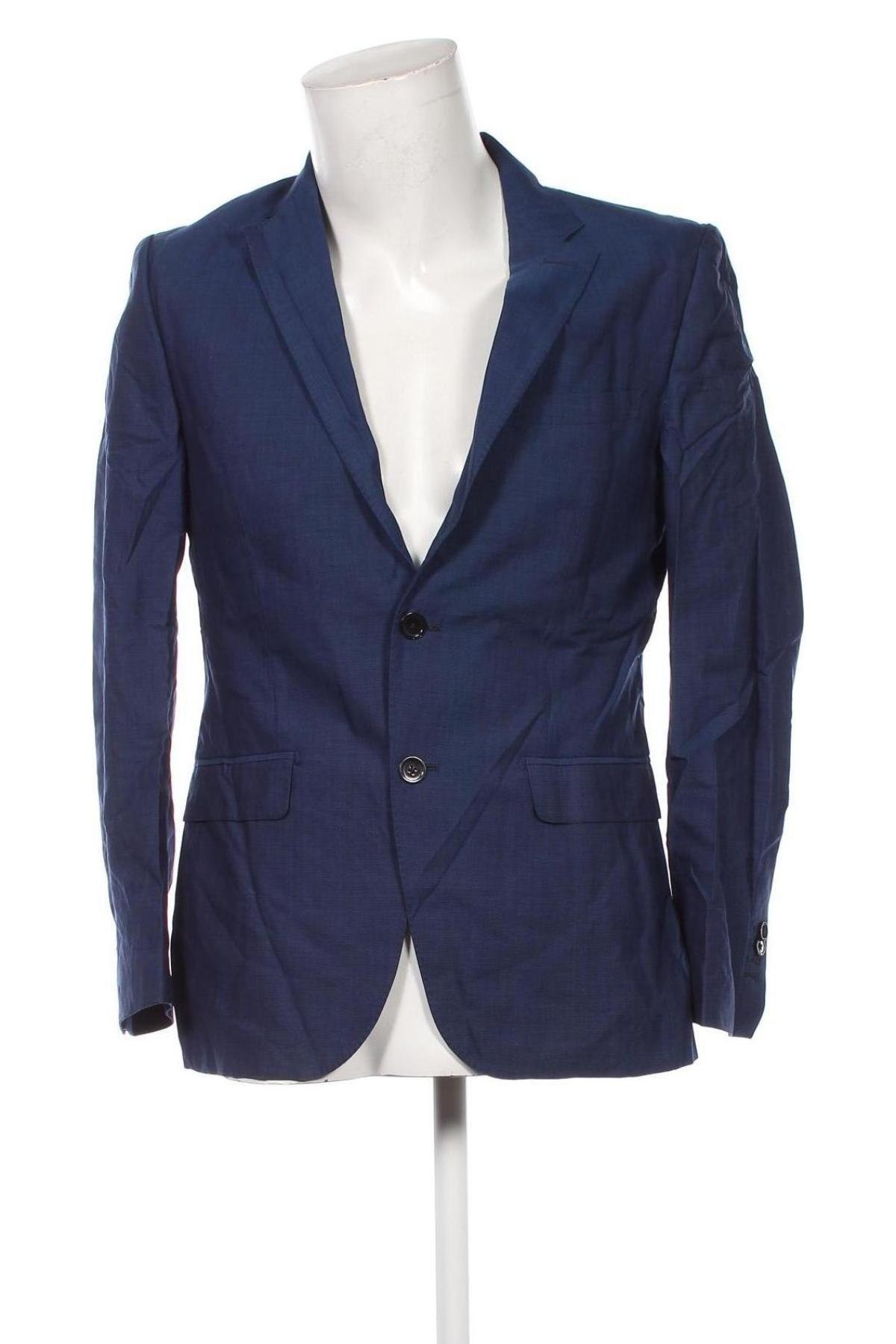 Herren Sakko Massimo Dutti, Größe M, Farbe Blau, Preis 15,99 €