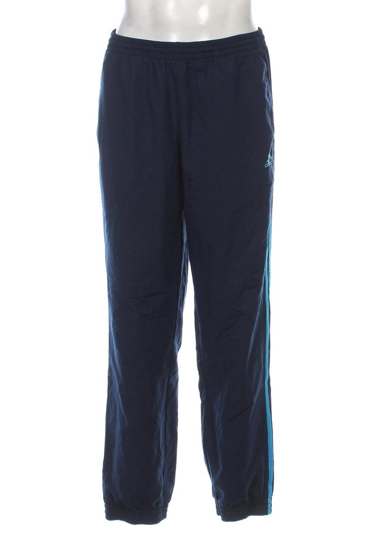 Herren Sporthose Adidas, Größe M, Farbe Blau, Preis 28,99 €