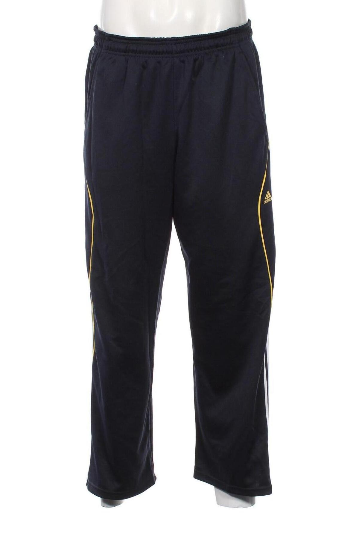 Pantaloni trening de bărbați Adidas, Mărime L, Culoare Albastru, Preț 157,99 Lei