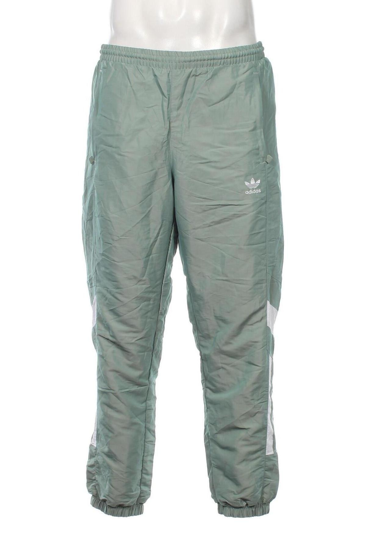 Pantaloni trening de bărbați Adidas Originals, Mărime M, Culoare Verde, Preț 157,99 Lei