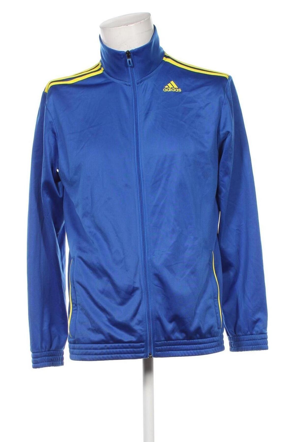 Bluză trening de bărbați Adidas, Mărime S, Culoare Albastru, Preț 150,99 Lei