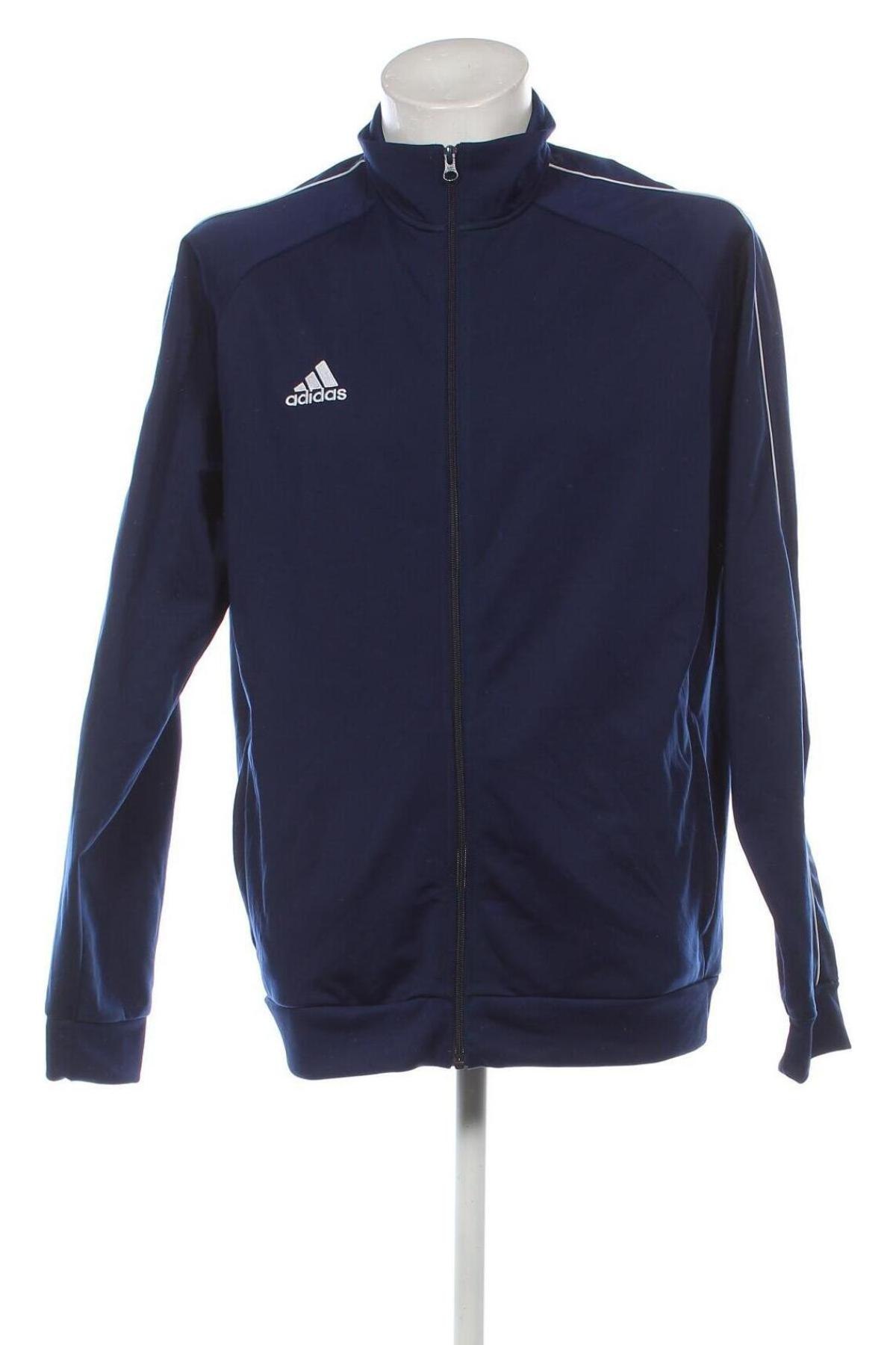 Bluză trening de bărbați Adidas, Mărime L, Culoare Albastru, Preț 118,99 Lei