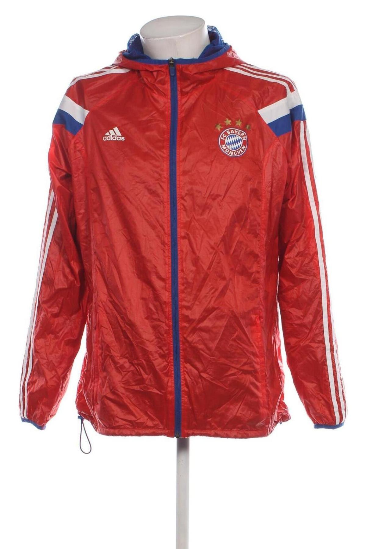 Herrenjacke Adidas, Größe XL, Farbe Rot, Preis 54,99 €