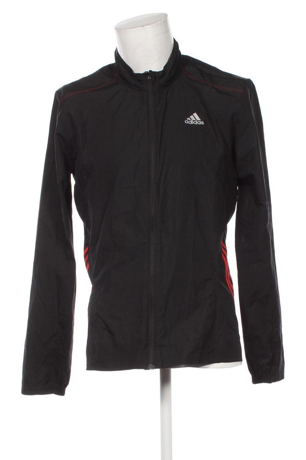 Herrenjacke Adidas, Größe M, Farbe Schwarz, Preis 25,99 €