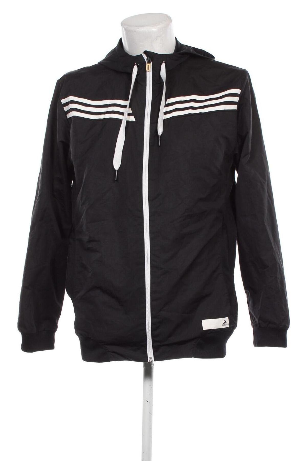 Herrenjacke Adidas, Größe M, Farbe Schwarz, Preis 43,49 €