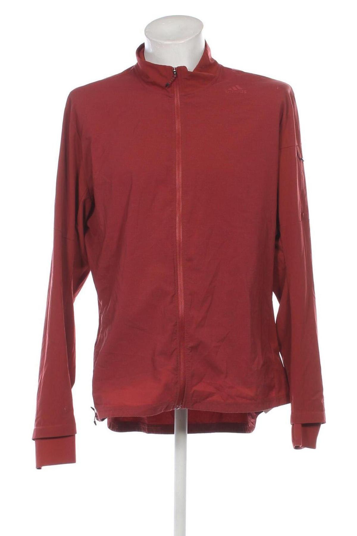 Herrenjacke Adidas, Größe XL, Farbe Rot, Preis 51,99 €