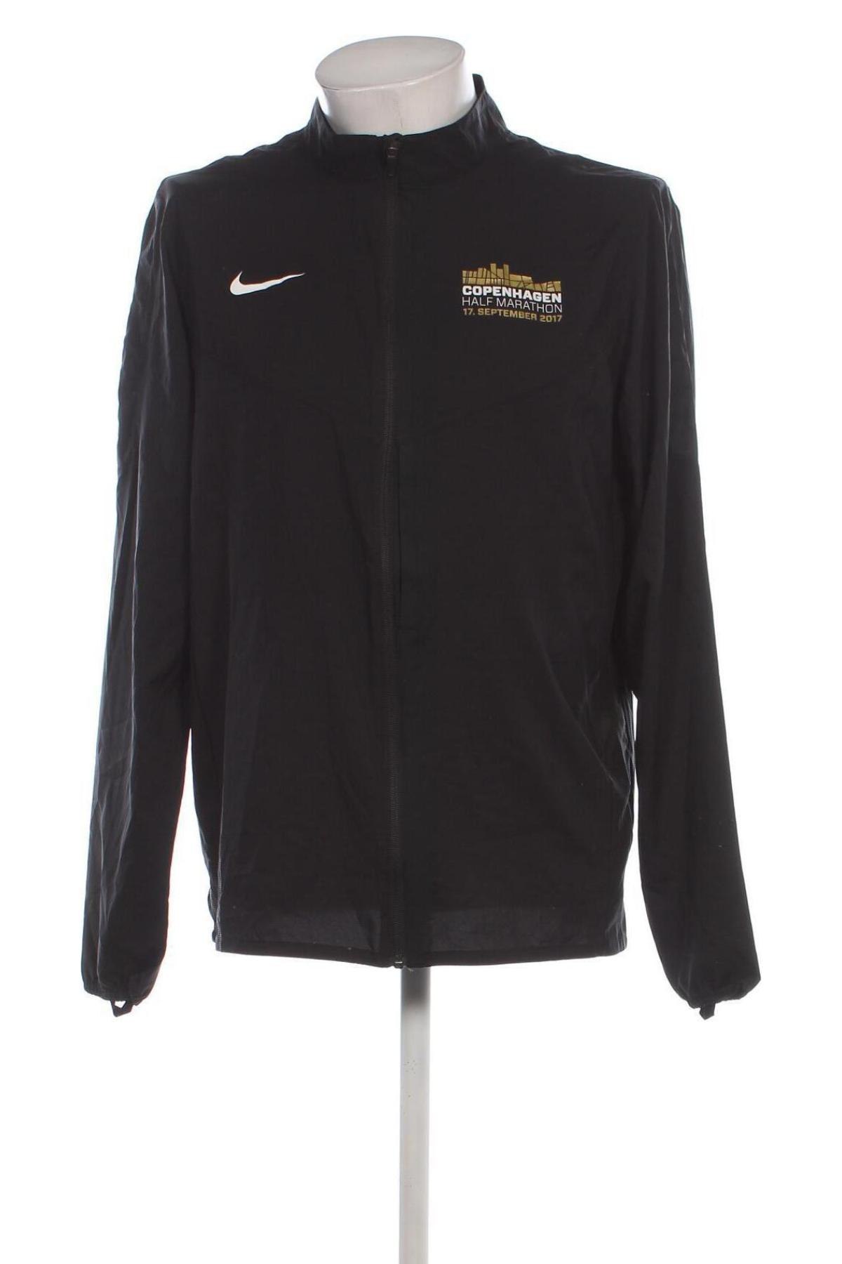 Herrenjacke Nike, Größe L, Farbe Schwarz, Preis 37,99 €