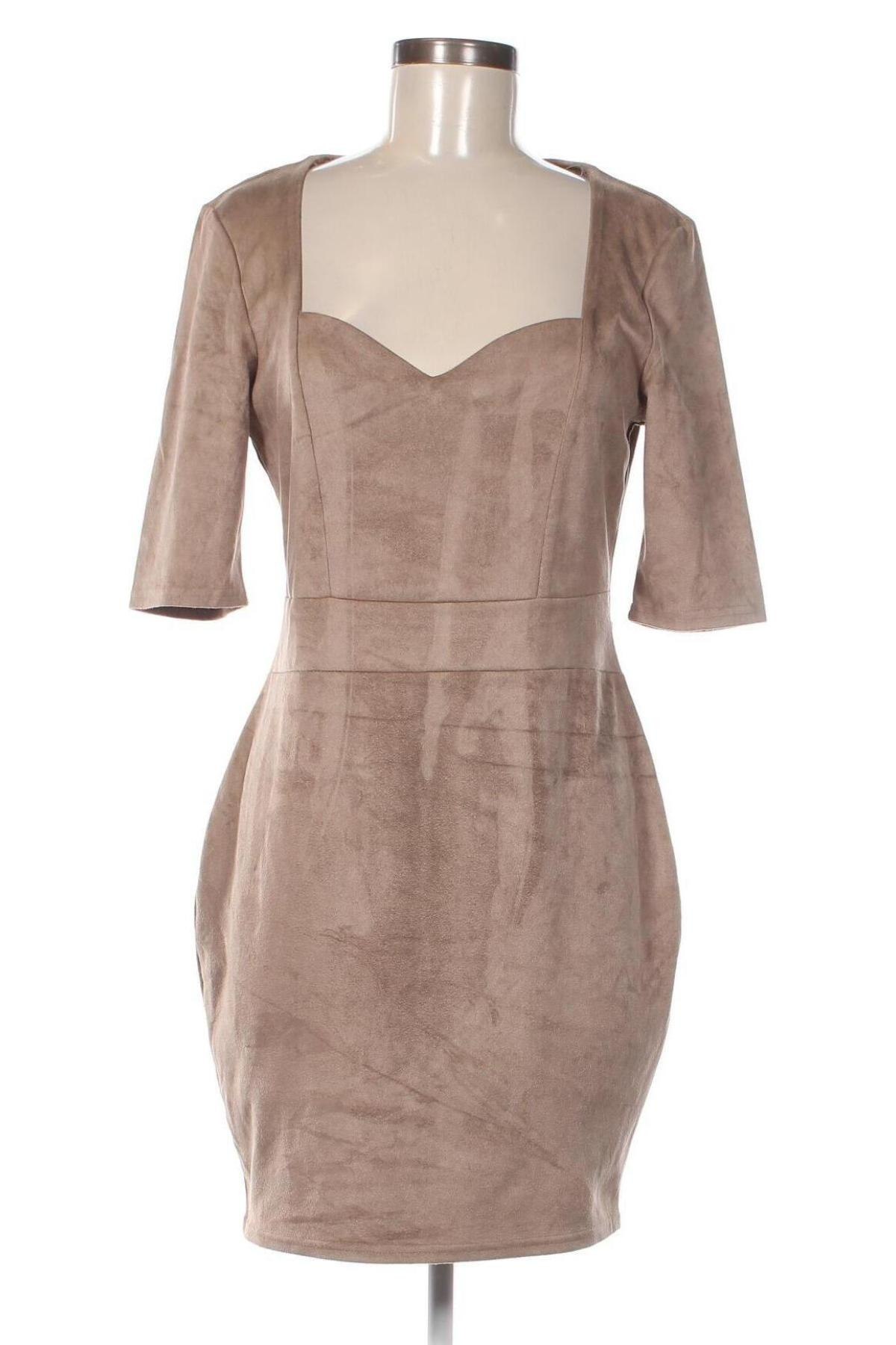 Kleid, Größe XL, Farbe Beige, Preis 14,99 €