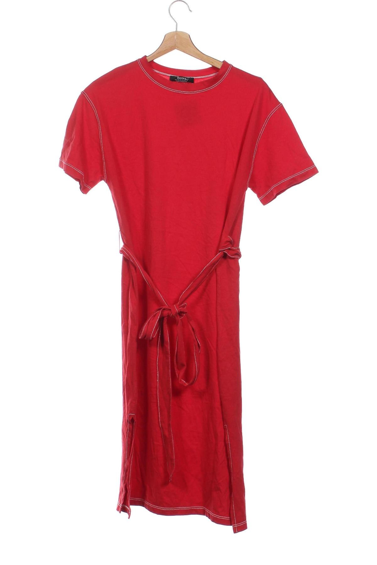 Kleid Bershka, Größe XS, Farbe Rot, Preis € 8,99