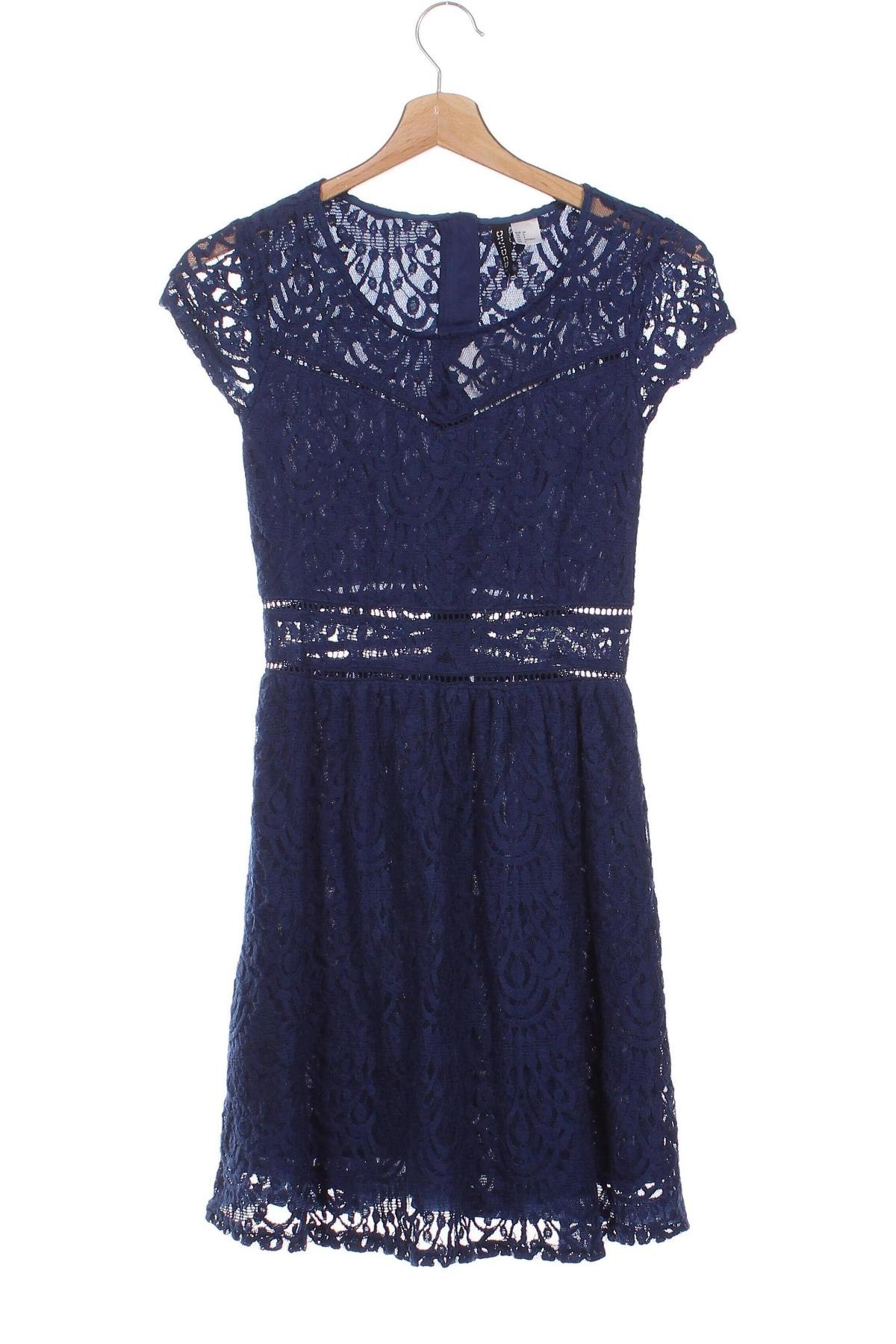 Kleid H&M, Größe XS, Farbe Blau, Preis 8,99 €