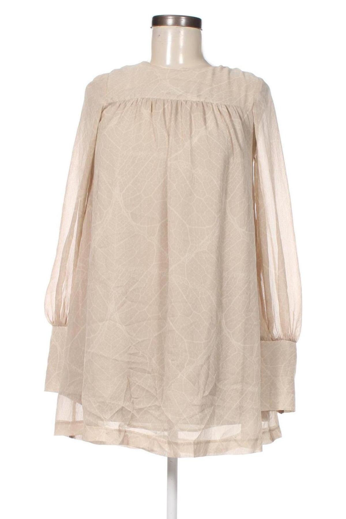 Kleid H&M, Größe XXS, Farbe Beige, Preis 8,49 €