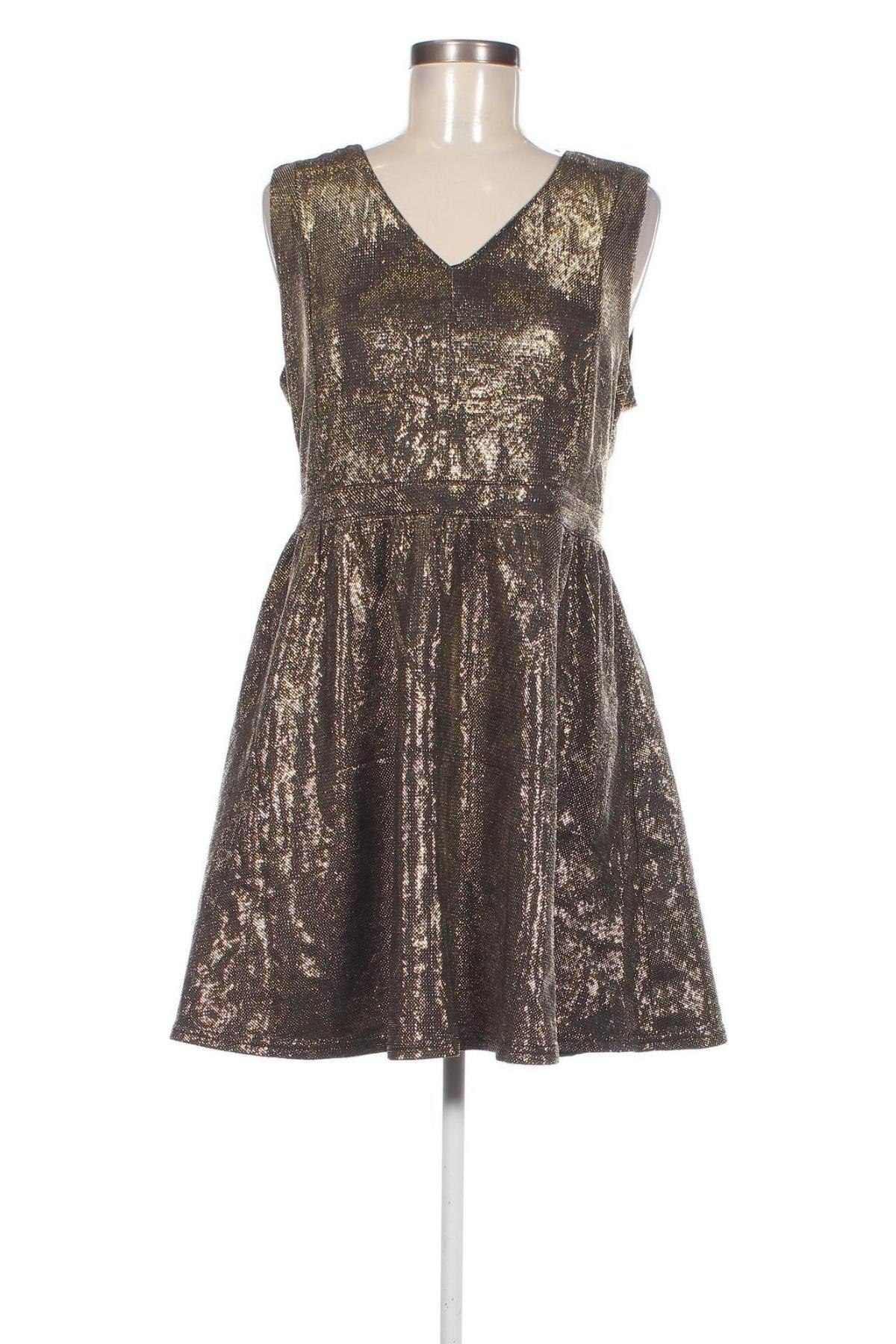 Kleid Ivivi, Größe L, Farbe Golden, Preis € 14,99