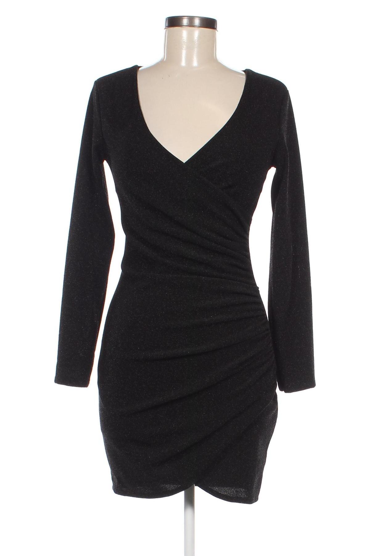 Kleid Made In Italy, Größe S, Farbe Schwarz, Preis 19,49 €