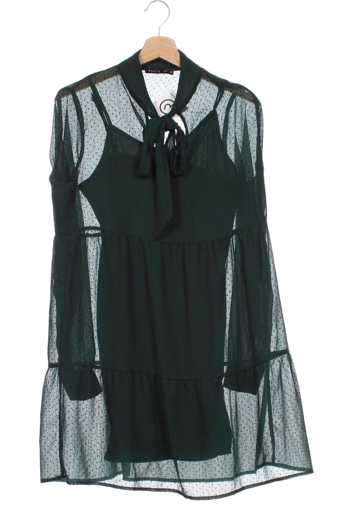 Rochie Mohito, Mărime XXS, Culoare Verde, Preț 44,99 Lei