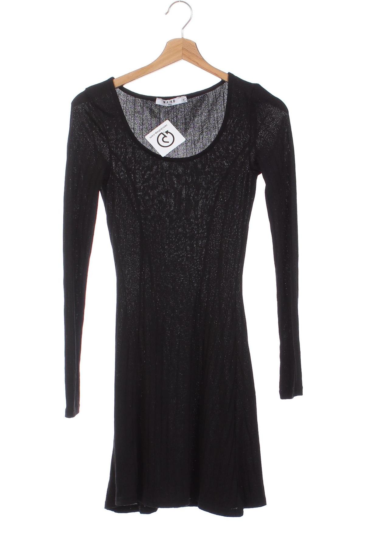 Kleid NA-KD, Größe XS, Farbe Schwarz, Preis € 13,99