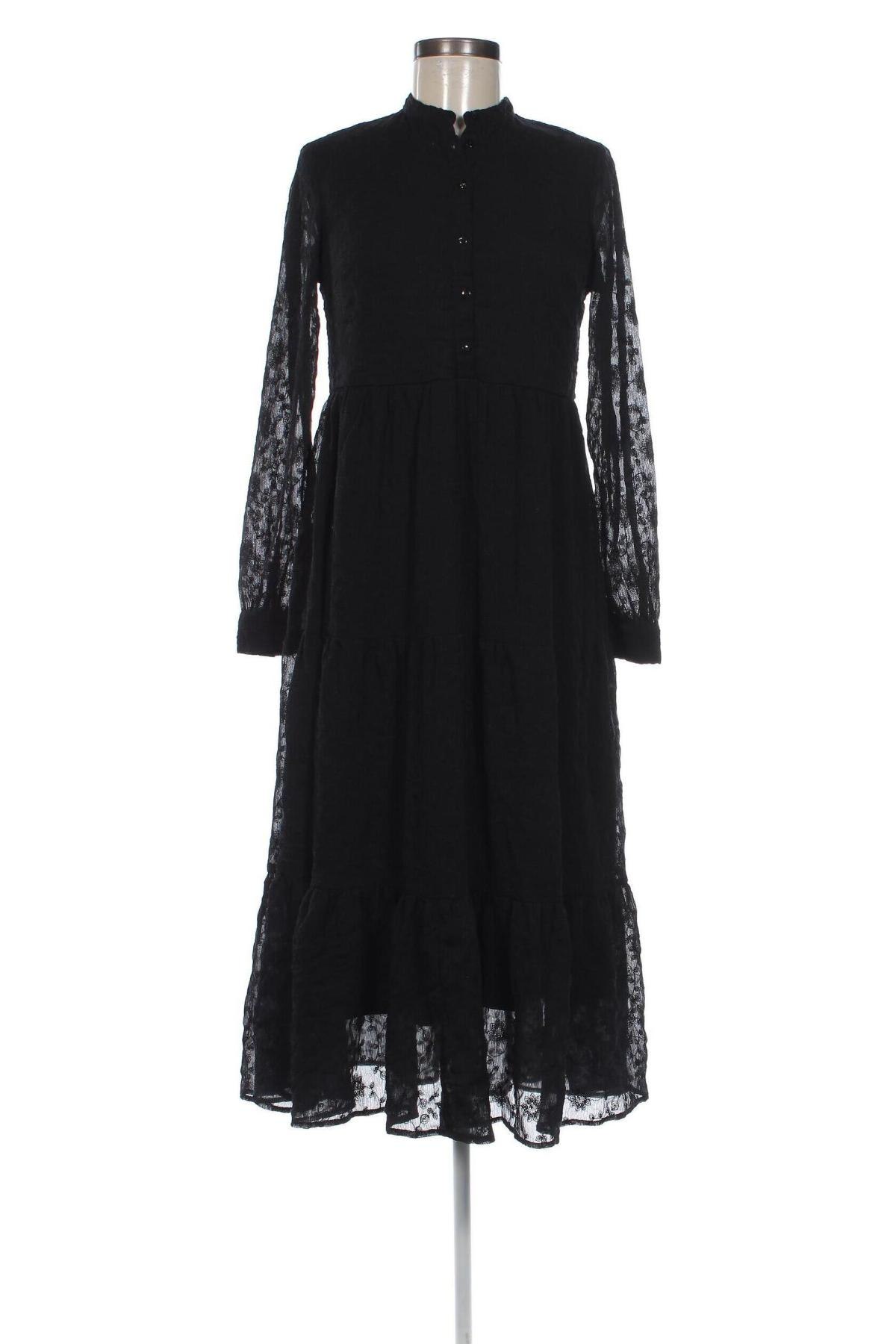 Kleid Pieces, Größe S, Farbe Schwarz, Preis € 23,99