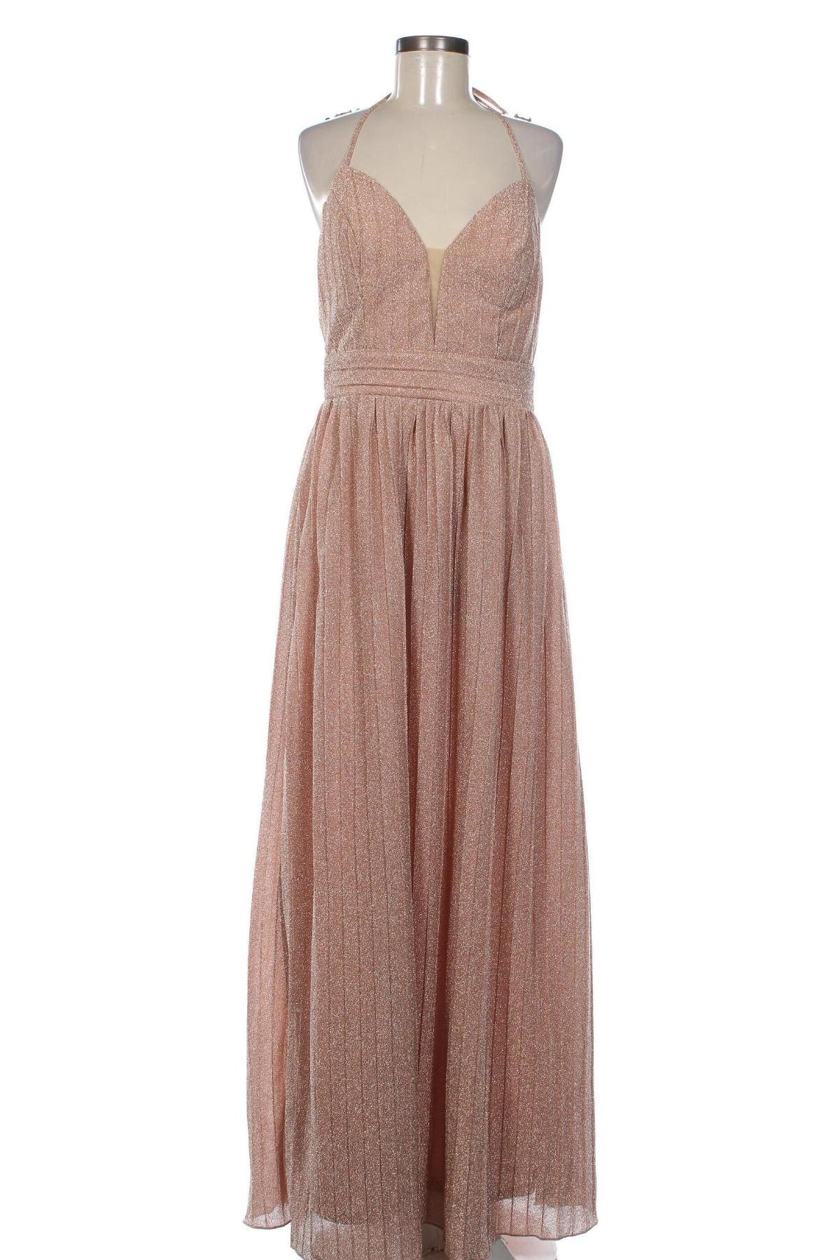 Kleid SHEIN, Größe L, Farbe Beige, Preis 21,49 €