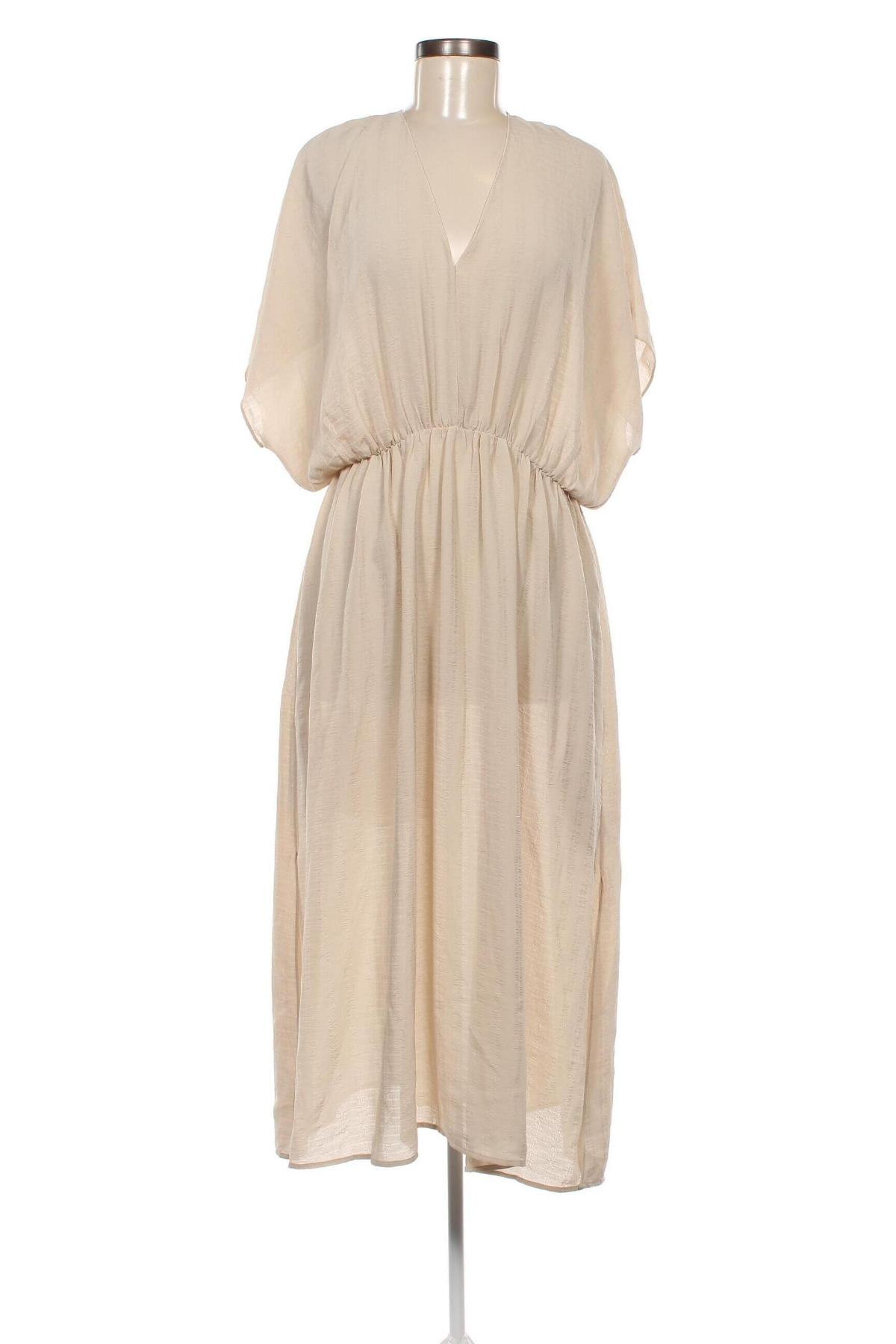 Kleid Samsoe & Samsoe, Größe L, Farbe Beige, Preis 41,94 €