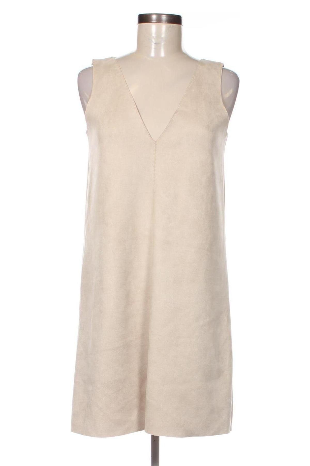 Kleid Zara, Größe M, Farbe Beige, Preis 6,99 €