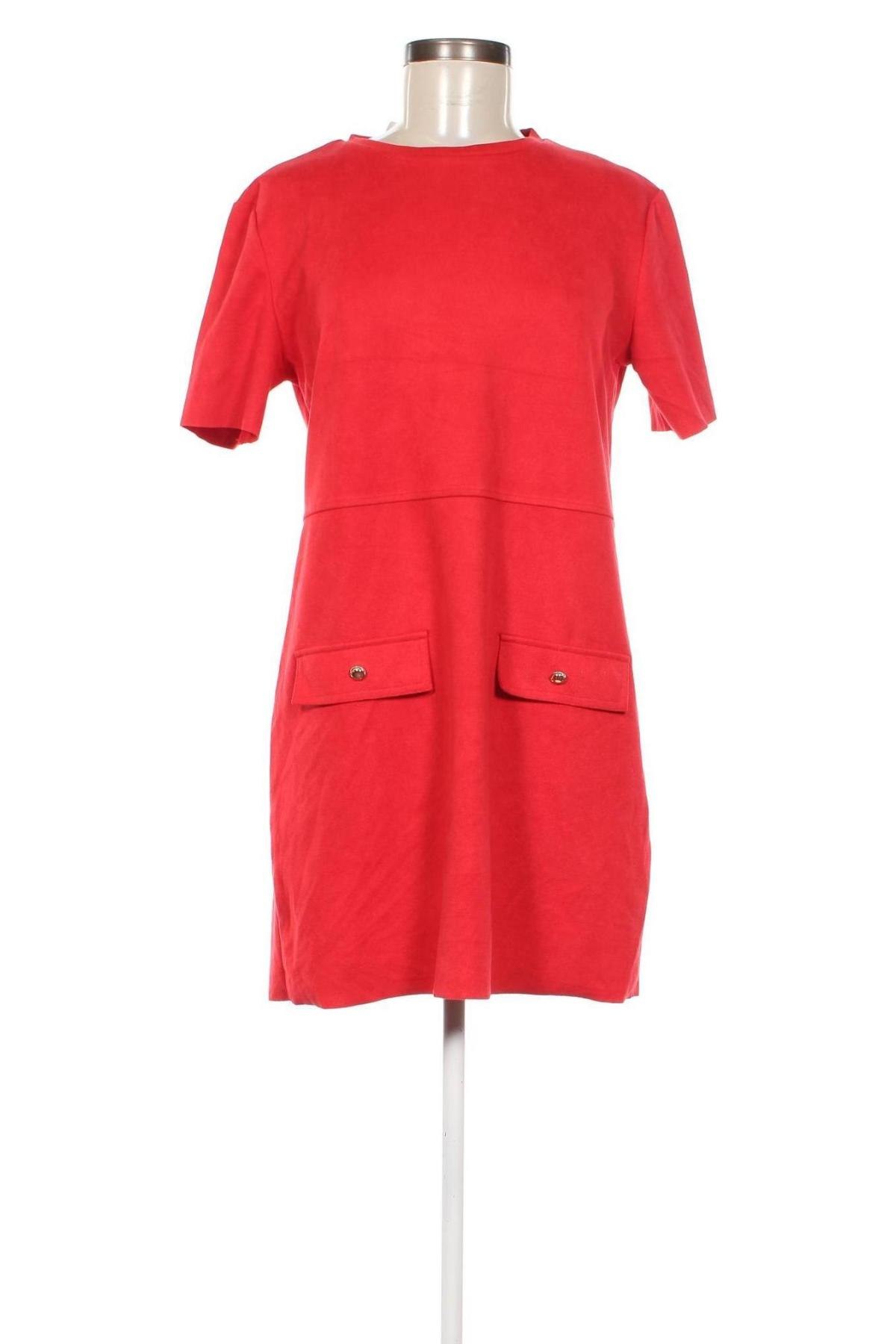 Kleid Zara, Größe M, Farbe Rot, Preis 9,99 €