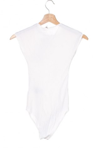 Γυναικεία μπλούζα-Κορμάκι Pull&Bear, Μέγεθος XS, Χρώμα Λευκό, Τιμή 16,00 €