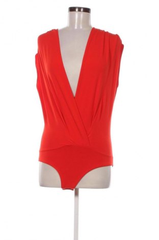 Bluză-body de damă. Zara Trafaluc, Mărime S, Culoare Portocaliu, Preț 123,47 Lei