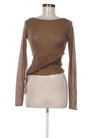Női blúz Bershka, Méret M, Szín Bézs, Ár 2 889 Ft