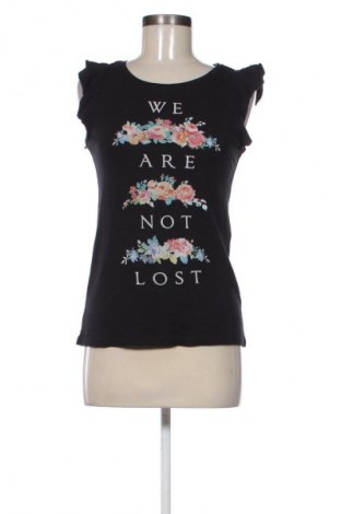 Damen Shirt Bershka, Größe S, Farbe Schwarz, Preis € 9,72