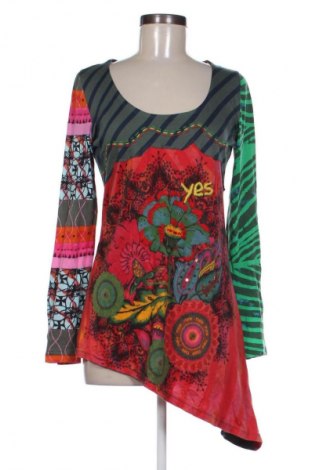 Дамска блуза Desigual, Размер M, Цвят Многоцветен, Цена 47,99 лв.