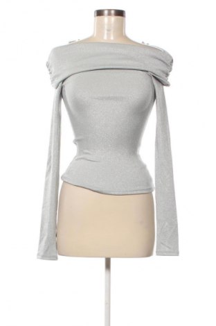 Γυναικεία μπλούζα H&M Divided, Μέγεθος XXS, Χρώμα Ασημί, Τιμή 12,99 €