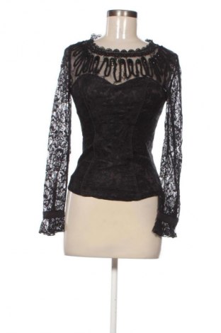 Дамска блуза Luxe Collection, Размер M, Цвят Черен, Цена 34,99 лв.