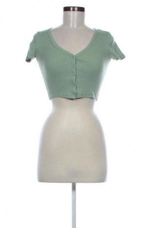 Bluzka damska Pull&Bear, Rozmiar S, Kolor Zielony, Cena 72,75 zł