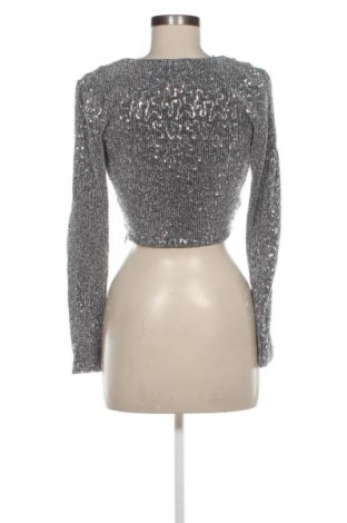 Bluzka damska Zara, Rozmiar S, Kolor Srebrzysty, Cena 88,99 zł