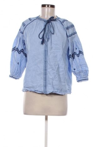 Bluzka damska Zara, Rozmiar XS, Kolor Niebieski, Cena 168,16 zł