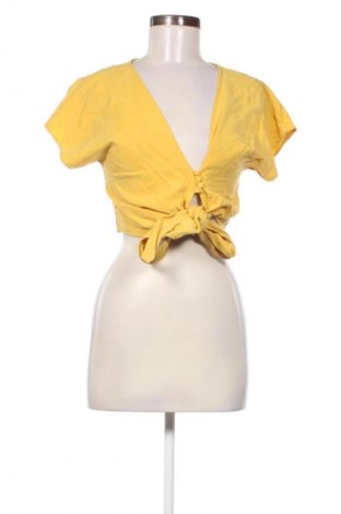 Bluzka damska Zara Trafaluc, Rozmiar S, Kolor Żółty, Cena 45,98 zł