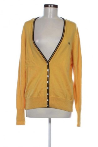 Damen Strickjacke Fred Perry, Größe XL, Farbe Gelb, Preis 31,71 €
