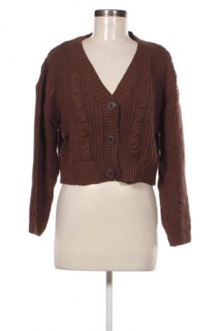 Damski kardigan Stradivarius, Rozmiar XS, Kolor Brązowy, Cena 61,99 zł