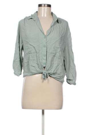 Cămașă de femei H&M Divided, Mărime L, Culoare Verde, Preț 85,39 Lei