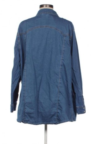 Damska koszula Mia Moda, Rozmiar 3XL, Kolor Niebieski, Cena 94,25 zł