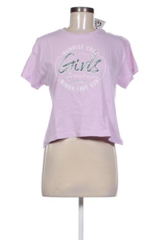 Γυναικείο t-shirt Attr@ttivo, Μέγεθος M, Χρώμα Βιολετί, Τιμή 9,00 €
