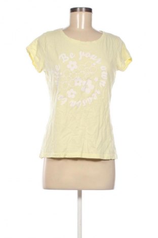 Γυναικείο t-shirt Beloved, Μέγεθος L, Χρώμα Κίτρινο, Τιμή 8,68 €