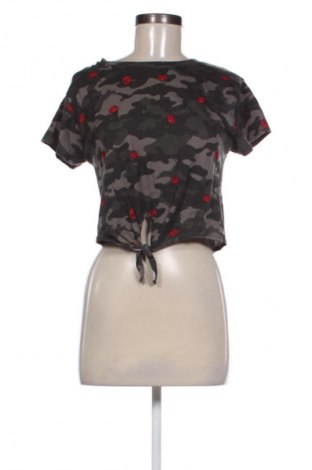 Damski T-shirt Bershka, Rozmiar S, Kolor Kolorowy, Cena 39,08 zł