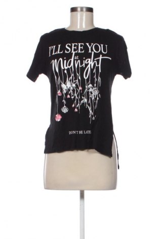 Damen T-Shirt Bershka, Größe XS, Farbe Schwarz, Preis € 8,70