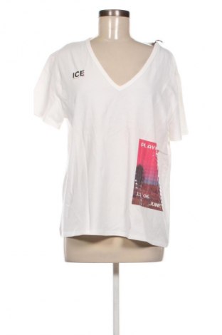 Γυναικείο t-shirt ICE PLAY, Μέγεθος L, Χρώμα Λευκό, Τιμή 81,99 €