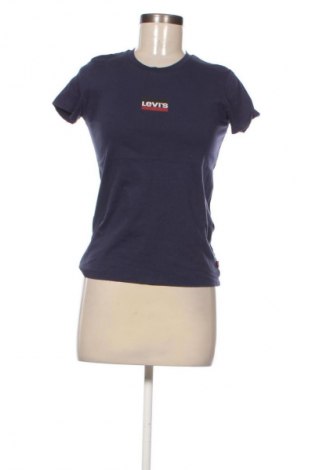 Γυναικείο t-shirt Levi's, Μέγεθος XXS, Χρώμα Μπλέ, Τιμή 13,81 €