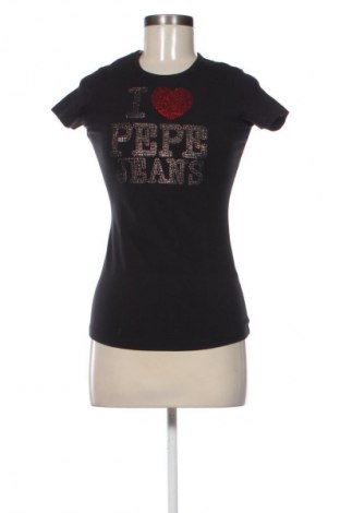 Tricou de femei Pepe Jeans, Mărime S, Culoare Negru, Preț 72,03 Lei
