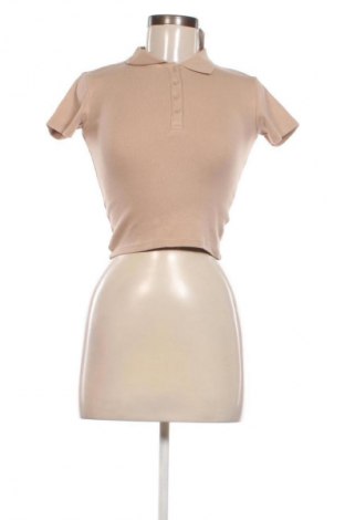 Damski T-shirt Pull&Bear, Rozmiar S, Kolor Beżowy, Cena 43,68 zł