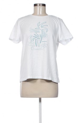 Damski T-shirt Tom Tailor, Rozmiar L, Kolor Biały, Cena 41,38 zł