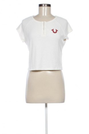 Damen T-Shirt True Religion, Größe L, Farbe Ecru, Preis 49,99 €